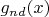 $g_{nd}(x)$