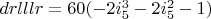 $drlllr=60  (-2 i_5^3-2 i_5^2-1)$
