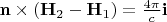 $\mathbf n\times(\mathbf H_2 - \mathbf H_1)=\frac{4\pi}{c}\mathbf i$