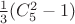 $\frac{1}{3}(C_5^2-1)$