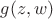 $g(z,w)$
