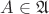 $A\in\mathfrak A$
