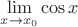 $\lim\limits_{x\to x_0}\cos x$
