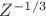 $Z^{-1/3}$