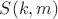 $S(k,m)$