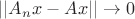 $||A_nx-Ax||\to 0