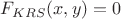 $F_{KRS}(x,y)=0$