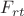 $F_{rt}$