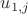 $u_{1,j}$