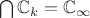$\bigcap\mathbb{C}_k=\mathbb{C}_{\infty}$