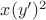 $x(y')^2$