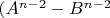 $ с(A^{n-2}-B^{n-2}$
