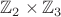 $\mathbb{Z}_2 \times \mathbb{Z}_3$
