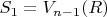 $S_1=V_{n-1}(R)$