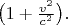 $\bigl(1+\frac{v^2}{c^2}\bigr).$