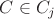 $C\in C_j$