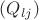 $(Q_{lj})$