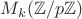 $M_k(\mathbb{Z}/p\mathbb{Z})$