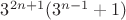 $ 3^{2n+1}(3^{n-1}+1)$