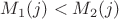 $M_1(j)<M_2(j)$ $M_1(j)<M_2(j)$