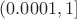 $(0.0001,1]$