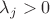 $\lambda_j>0$