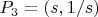 $P_3=(s,1/s)$