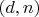 $(d, n)$