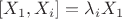 $[X_1,X_i]={\lambda_i}{X_1}$