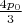 $\frac {4p_0}3$