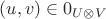 $(u, v) \in 0_{U \otimes V}$