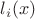 $l_i(x)$