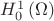 $H_0^1\left(\Omega \right)$