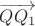 $\overrightarrow {QQ_1}$