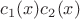 $c_1 (x)  и c_2 (x)$