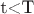 t<T