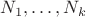 $N_1,\ldots, N_k$