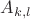 $A_{k,l}$