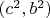 $(c^2,b^2)$