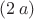 $(2\,a)$
