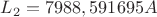 $L_2=7988,591695A$
