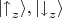 $|{\uparrow}_z\rangle, |{\downarrow}_z\rangle$