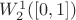 $W_2^1([0,1])$