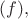 $(f),$