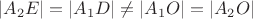 $|A_2E| = |A_1D| \neq |A_1O| = |A_2O|$