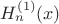 $H_n^{(1)}(x)$