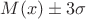 $M(x)\pm3\sigma$
