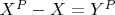 $X^P-X=Y^P$