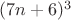$(7n+6)^3$
