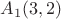 $A_1 (3, 2)$ $A_1 (3, 2)$